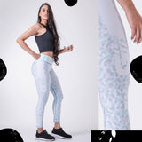 Xparel Stylish Seamless Tummy Control Leggings (Coconut White)