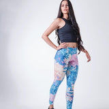 Xparel Stylish Seamless Tummy Control Leggings (Flower)