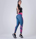 Xparel Stylish Seamless Tummy Control Leggings (Fuchsia)