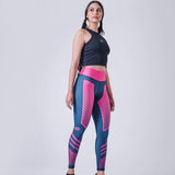 Xparel Stylish Seamless Tummy Control Leggings (Fuchsia)