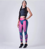 Xparel Stylish Seamless Tummy Control Leggings (Fuchsia)