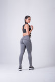 Xparel Stylish Seamless Workout Body Shaper Leggings (Gray Inmortal)