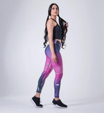 Xparel Stylish Seamless Tummy Control Leggings (Magenta Pink)