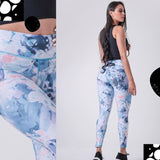 Xparel Stylish Seamless Tummy Control Leggings (Planet)