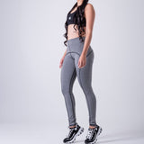 Xparel Stylish Seamless Workout Body Shaper Leggings (Gray Inmortal)